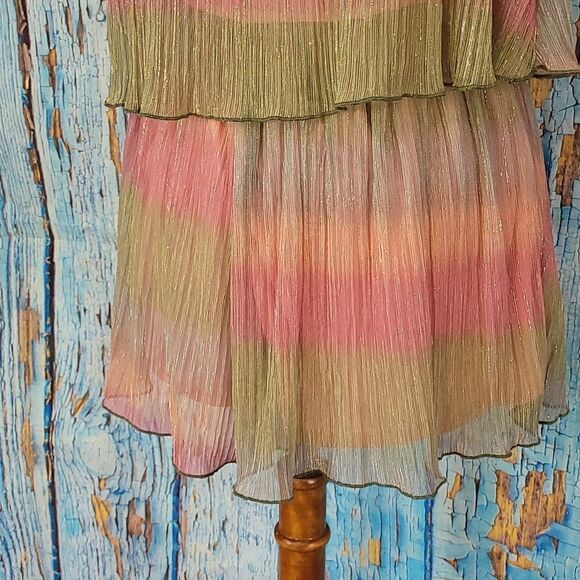 wild Honey Rainbow Strapless Romper - Picture 6 of 11